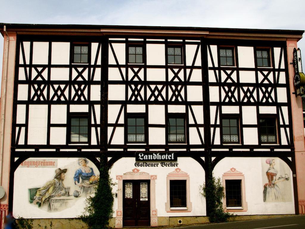 Landhotel Goldener Becher Limabach - Oberfrohna Extérieur photo